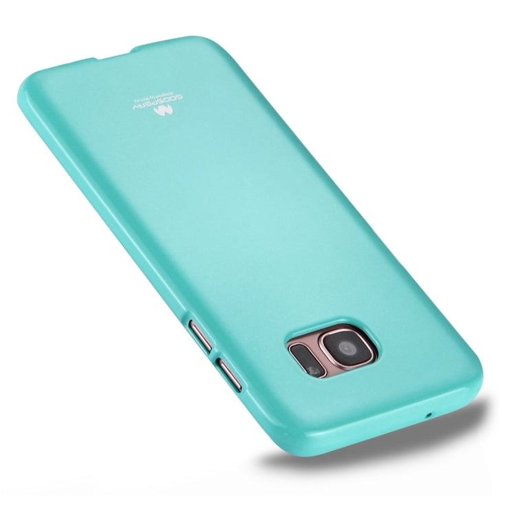 GOOSPERY JELLY CASE for Galaxy S7 Edge TPU Glitter Powder Drop-proof Protective Back Cover Case