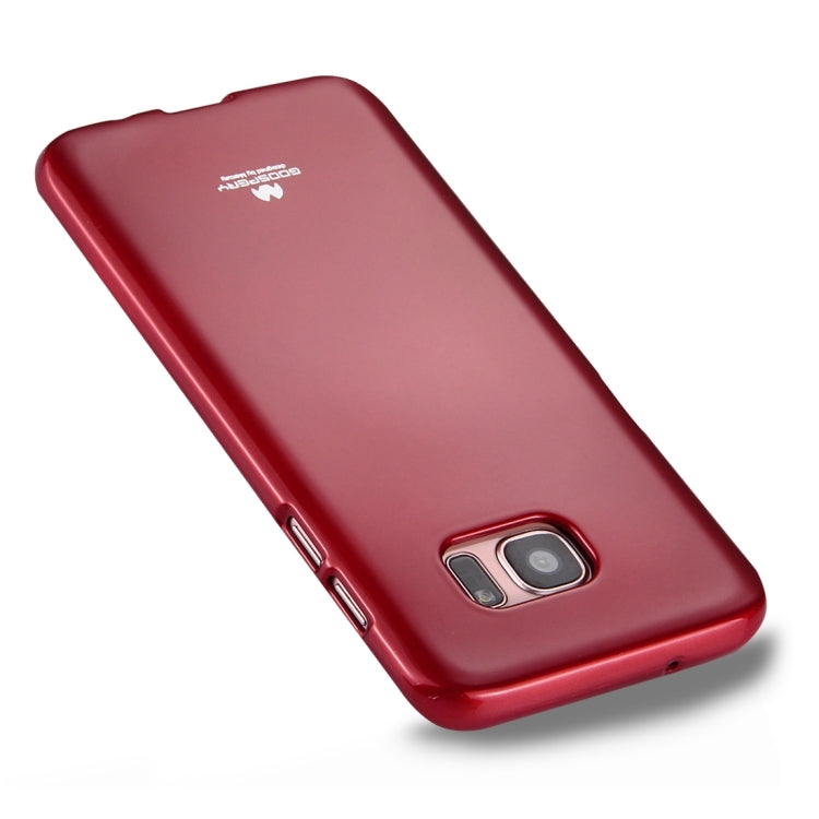 GOOSPERY JELLY CASE for Galaxy S7 Edge TPU Glitter Powder Drop-proof Protective Back Cover Case