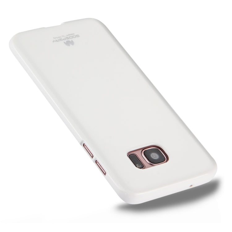 GOOSPERY JELLY CASE for Galaxy S7 Edge TPU Glitter Powder Drop-proof Protective Back Cover Case