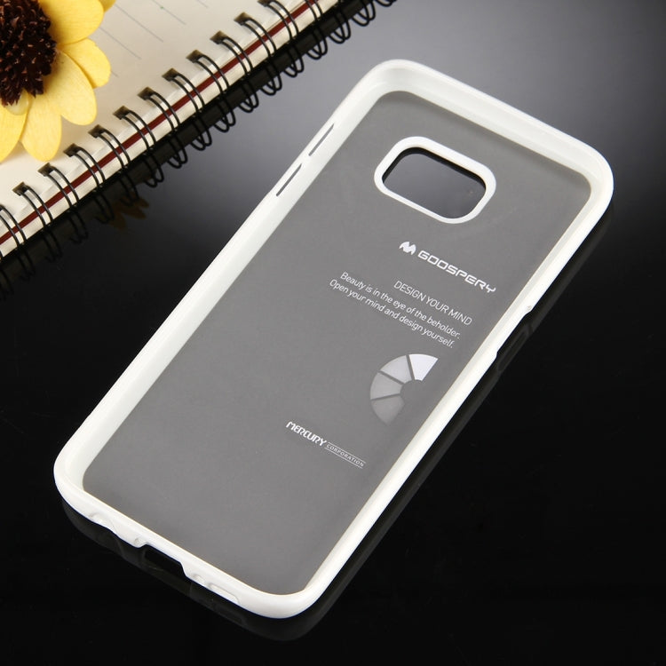 GOOSPERY JELLY CASE for Galaxy S7 Edge TPU Glitter Powder Drop-proof Protective Back Cover Case