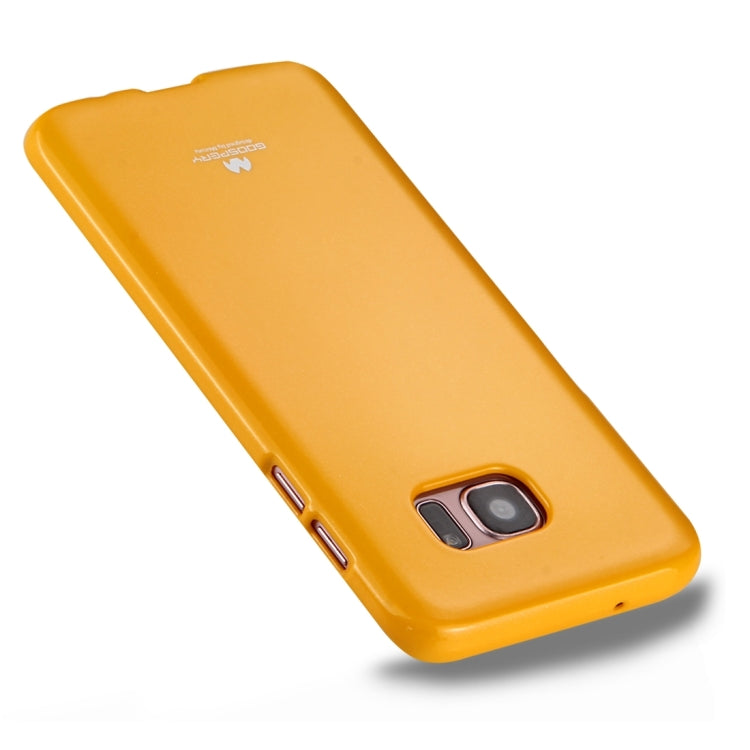 GOOSPERY JELLY CASE for Galaxy S7 Edge TPU Glitter Powder Drop-proof Protective Back Cover Case