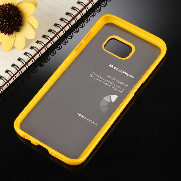 GOOSPERY JELLY CASE for Galaxy S7 Edge TPU Glitter Powder Drop-proof Protective Back Cover Case