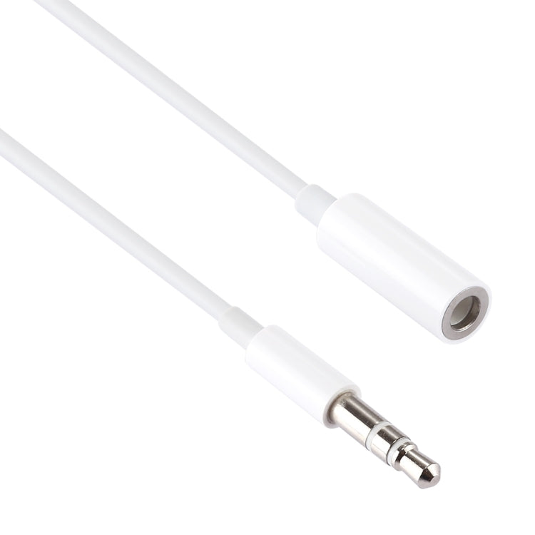 MH023 1m 3.5mm Male to 3.5mm Female Audio Extension Cable for Headset, Mobile Phone, Tablet, Computer, Speaker(White)