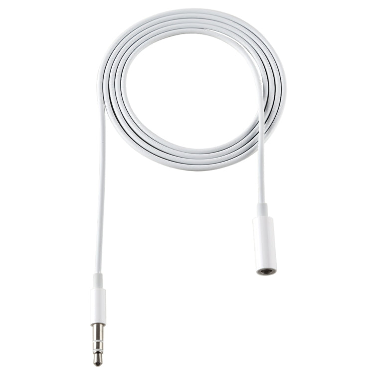 MH023 1m 3.5mm Male to 3.5mm Female Audio Extension Cable for Headset, Mobile Phone, Tablet, Computer, Speaker(White)