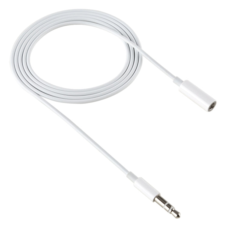 MH023 1m 3.5mm Male to 3.5mm Female Audio Extension Cable for Headset, Mobile Phone, Tablet, Computer, Speaker(White)