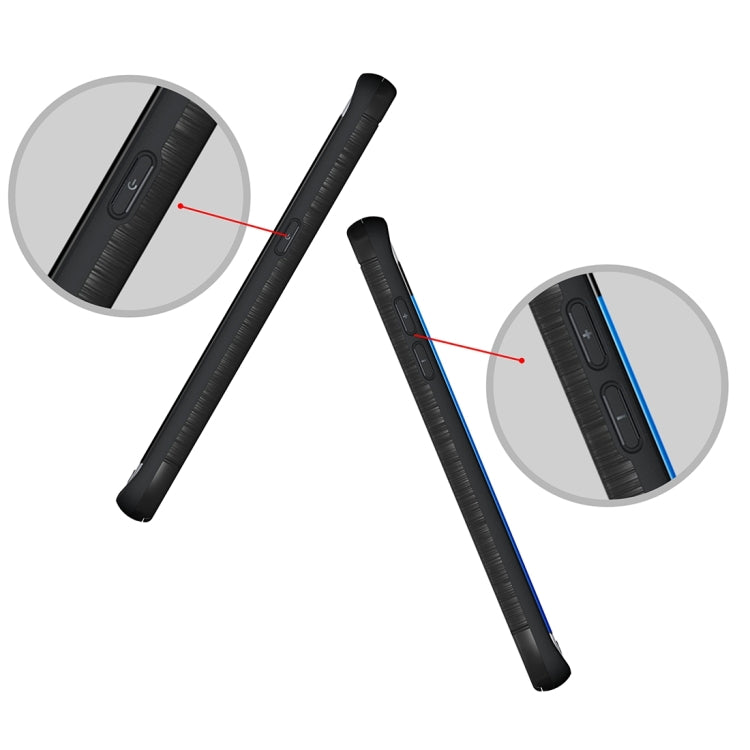 For Galaxy S7 Edge / G935 Brushed Texture Separable TPU + PC Combination Back Case with Card Slot & Holder