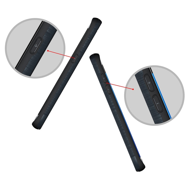 For Galaxy S7 Edge / G935 Brushed Texture Separable TPU + PC Combination Back Case with Card Slot & Holder