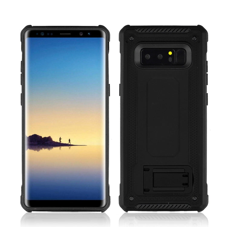 For Galaxy Note 8 Ultra-thin Shockproof TPU + PC Protective Back Case with Holder