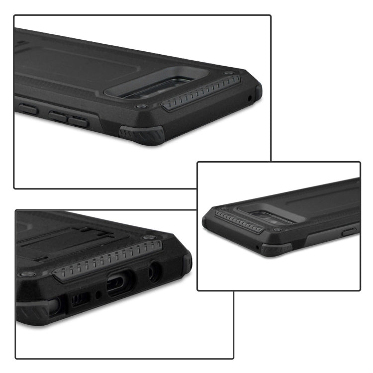 For Galaxy Note 8 Ultra-thin Shockproof TPU + PC Protective Back Case with Holder