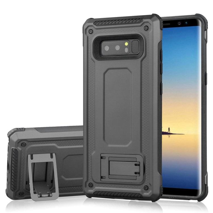 For Galaxy Note 8 Ultra-thin Shockproof TPU + PC Protective Back Case with Holder