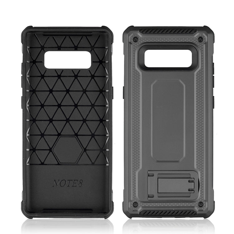 For Galaxy Note 8 Ultra-thin Shockproof TPU + PC Protective Back Case with Holder