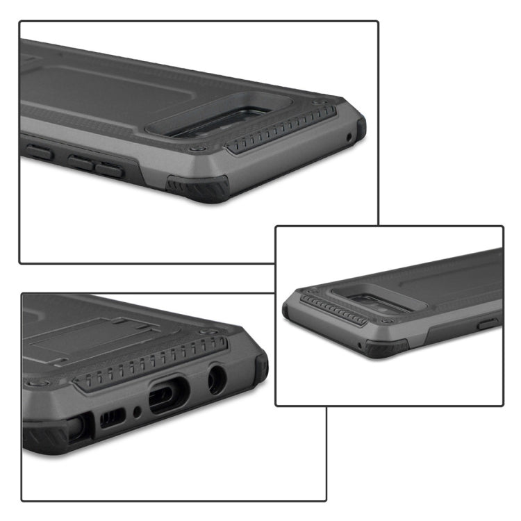 For Galaxy Note 8 Ultra-thin Shockproof TPU + PC Protective Back Case with Holder