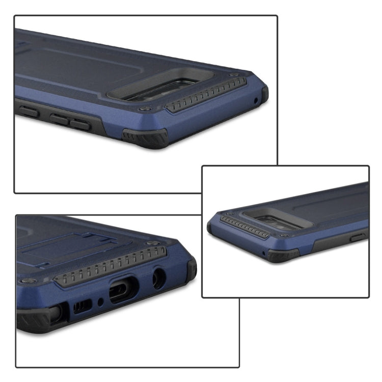 For Galaxy Note 8 Ultra-thin Shockproof TPU + PC Protective Back Case with Holder