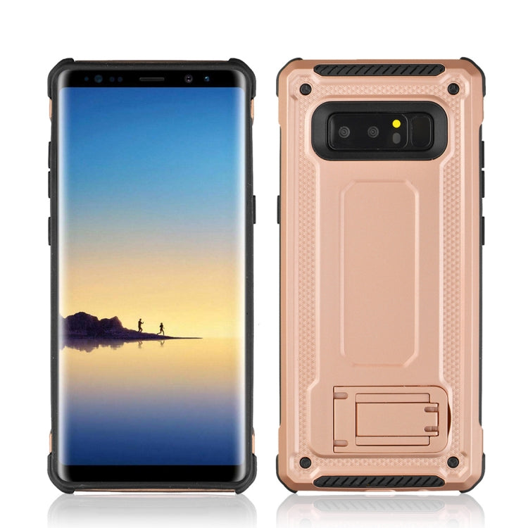 For Galaxy Note 8 Ultra-thin Shockproof TPU + PC Protective Back Case with Holder