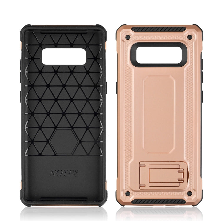 For Galaxy Note 8 Ultra-thin Shockproof TPU + PC Protective Back Case with Holder
