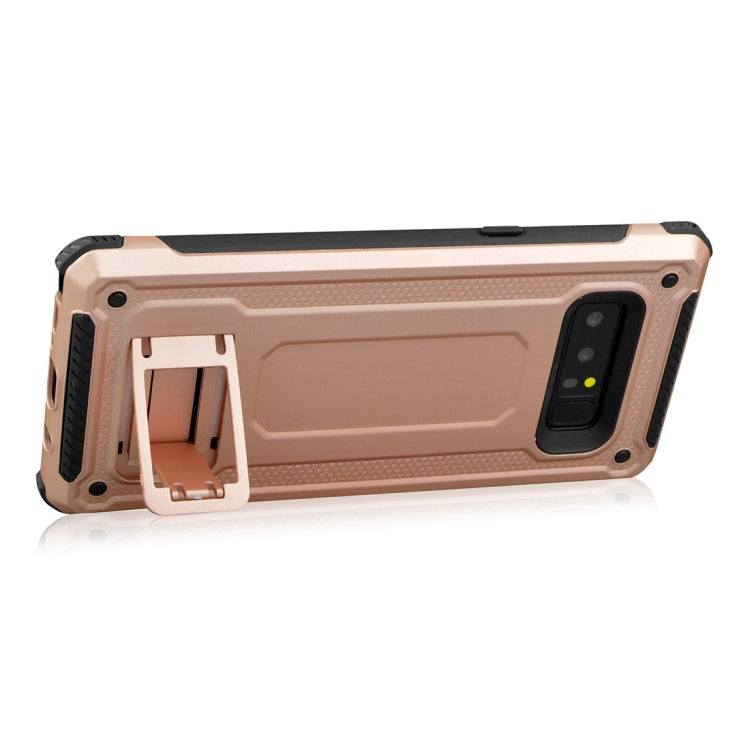 For Galaxy Note 8 Ultra-thin Shockproof TPU + PC Protective Back Case with Holder