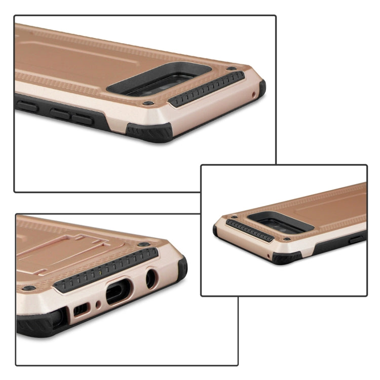 For Galaxy Note 8 Ultra-thin Shockproof TPU + PC Protective Back Case with Holder