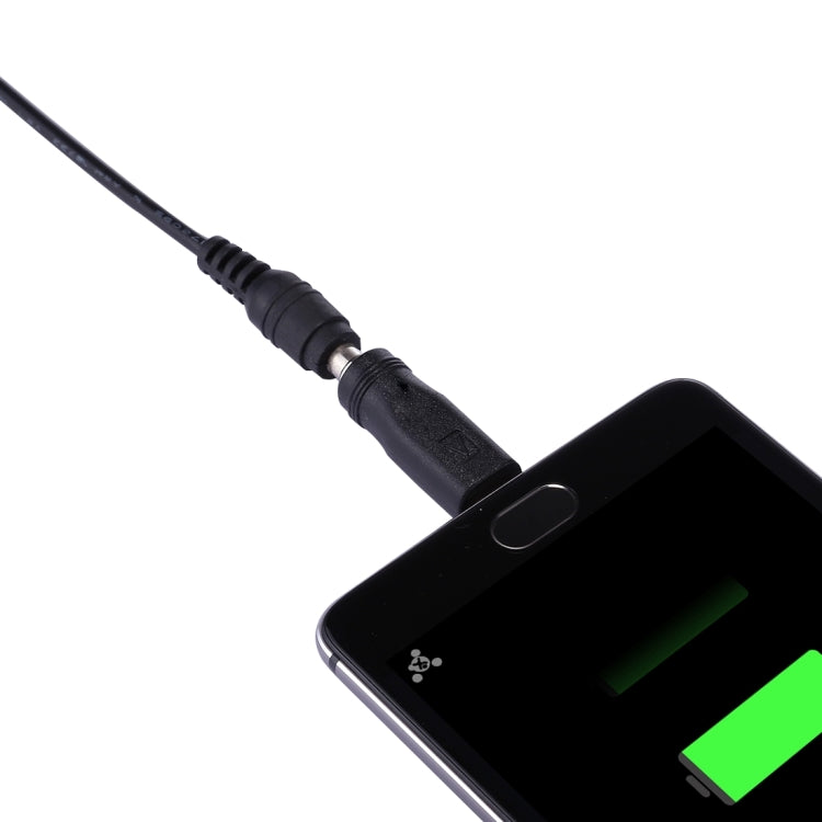 USB-C / Type-C Male to 5.5x2.1mm Female Connector Adapter, For Galaxy S8 & S8 + / LG G6 / Huawei P10 & P10 Plus / Oneplus 5 / Xiaomi Mi6 & Max 2 and other Smartphones(Black)