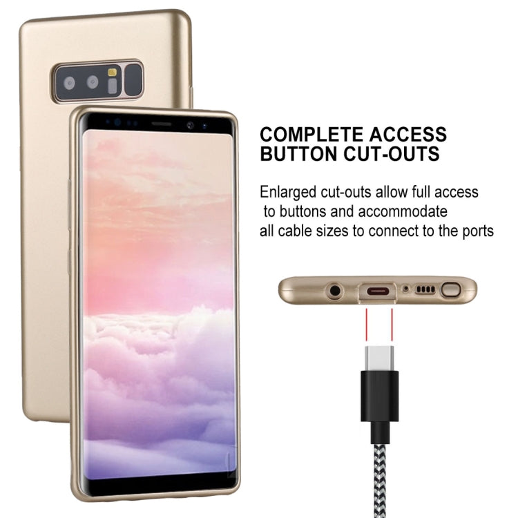 GOOSPERY PEARL JELLY Series for Galaxy Note 8 TPU Full Coverage Protective Back Cover Case