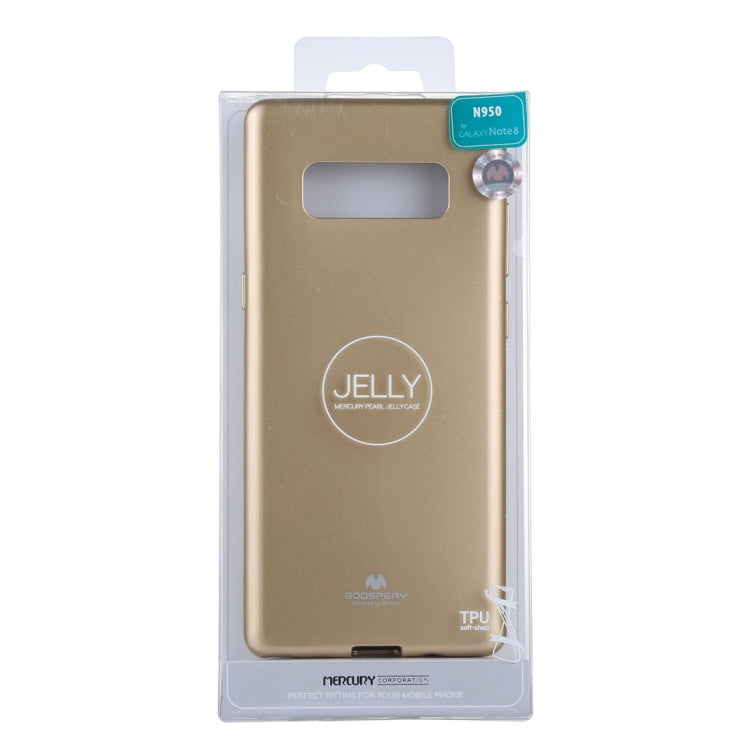 GOOSPERY PEARL JELLY Series for Galaxy Note 8 TPU Full Coverage Protective Back Cover Case
