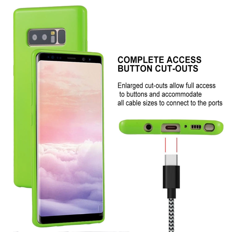 GOOSPERY PEARL JELLY Series for Galaxy Note 8 TPU Full Coverage Protective Back Cover Case