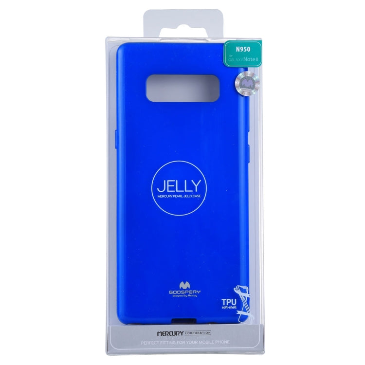 GOOSPERY PEARL JELLY Series for Galaxy Note 8 TPU Full Coverage Protective Back Cover Case