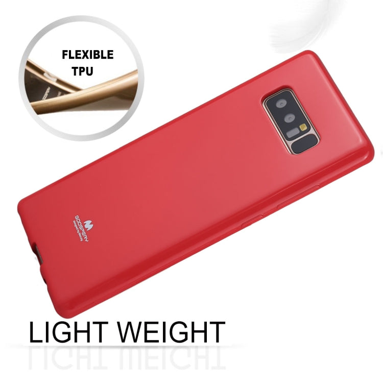 GOOSPERY PEARL JELLY Series for Galaxy Note 8 TPU Full Coverage Protective Back Cover Case