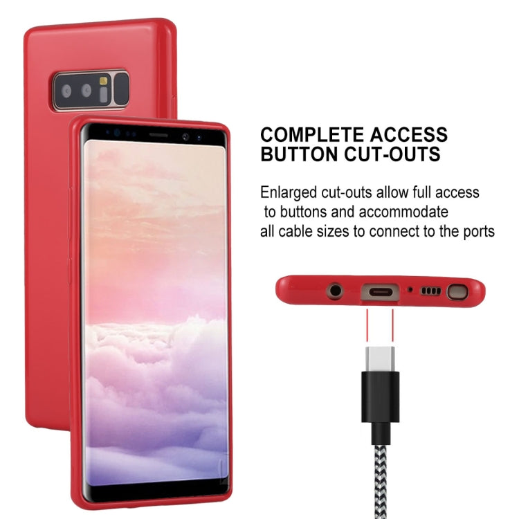 GOOSPERY PEARL JELLY Series for Galaxy Note 8 TPU Full Coverage Protective Back Cover Case