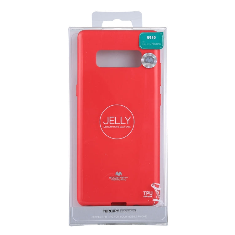 GOOSPERY PEARL JELLY Series for Galaxy Note 8 TPU Full Coverage Protective Back Cover Case