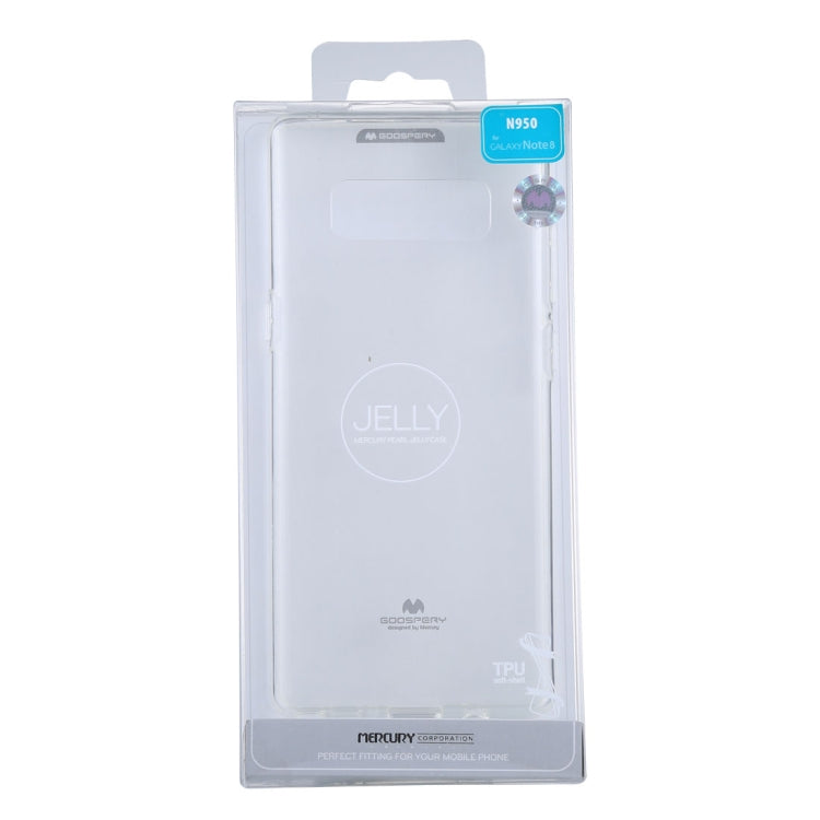 GOOSPERY PEARL JELLY Series for Galaxy Note 8 TPU Full Coverage Protective Back Cover Case
