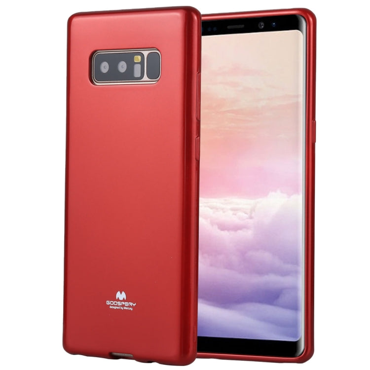 GOOSPERY PEARL JELLY Series for Galaxy Note 8 TPU Full Coverage Protective Back Cover Case