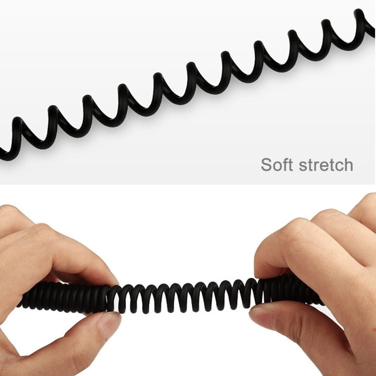 30cm to 100cm High Speed Spring Style Micro USB to USB 2.0 Flexible Elastic Spring Coiled Cable USB Data Sync Cable , For Galaxy, Huawei, Xiaomi, LG, HTC, Sony and Other Smart Phones