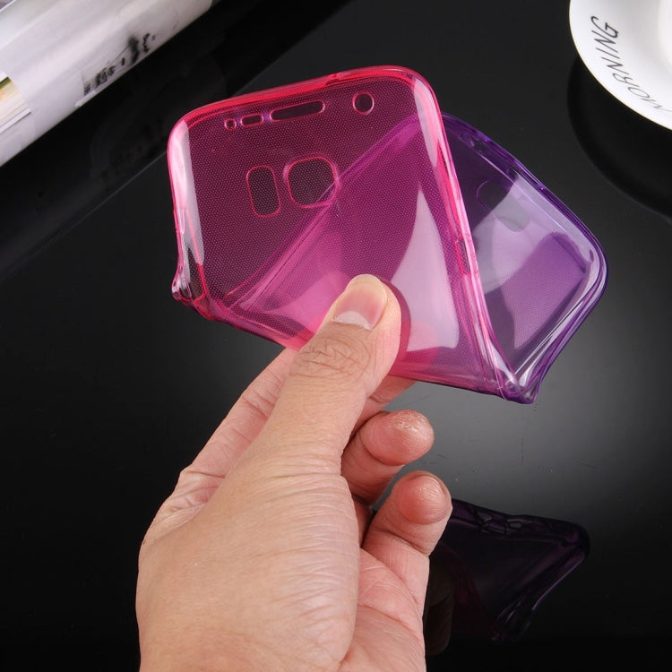 For Galaxy S7 Edge / G935 Double-sided Gradient Color TPU Protective Case Back Cover