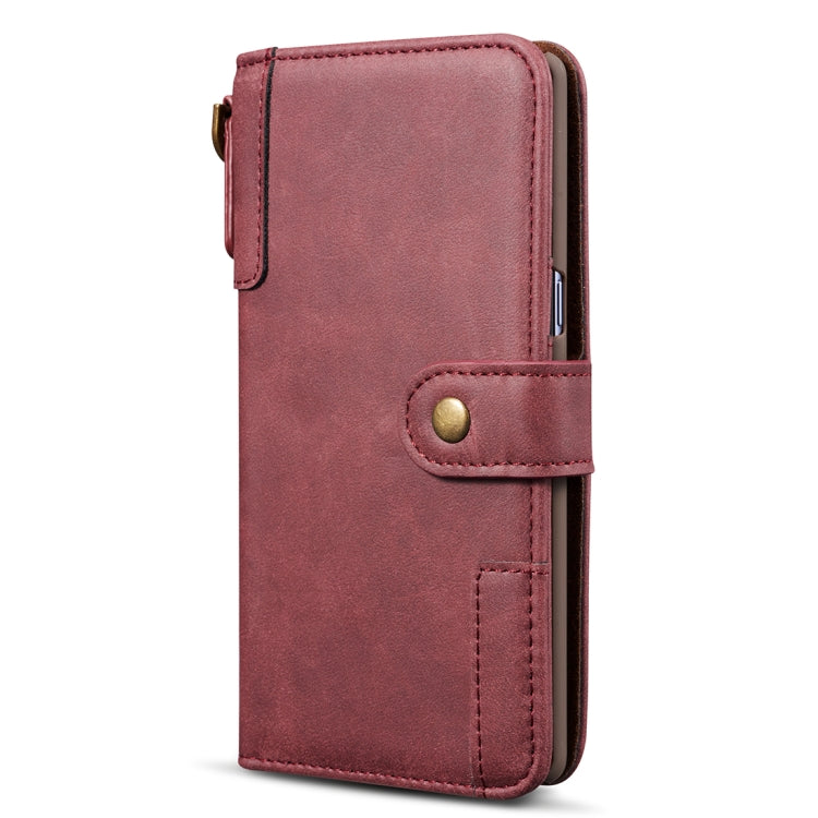 For Galaxy Note 8 Retro Cowhide Texture Horizontal Flip Case with Card Slots & Wallet & Holder & Hand Strap