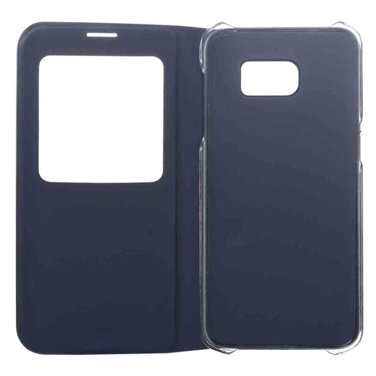 For Galaxy S7 Edge / G935 Horizontal Flip Leather Case with Call Display ID