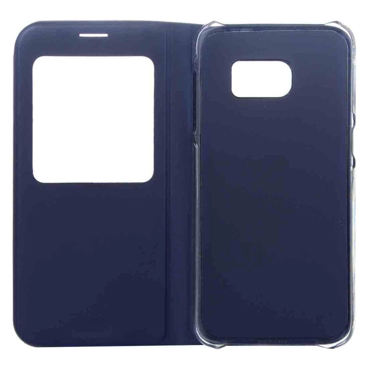 For Galaxy S7 / G930 Horizontal Flip Leather Case with Call Display ID