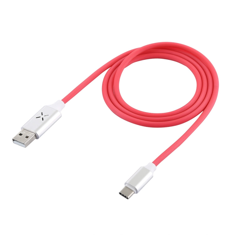 Type-C Luminous Charging Data Cable(Red)