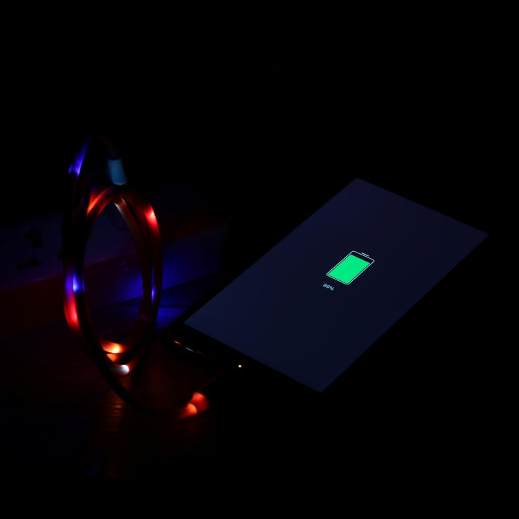 Type-C Luminous Charging Data Cable(Red)