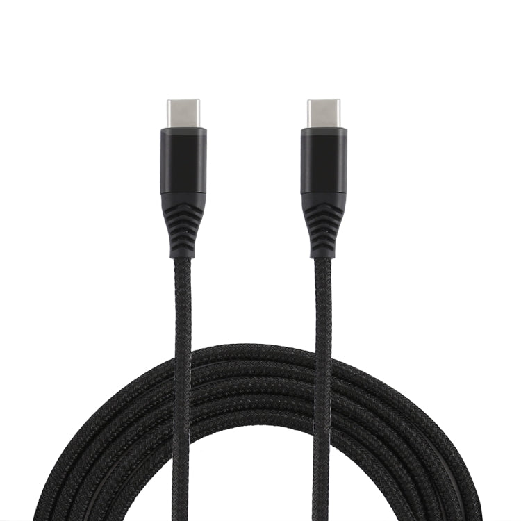 Type-C Weave Style Charging Data Cable(Black)