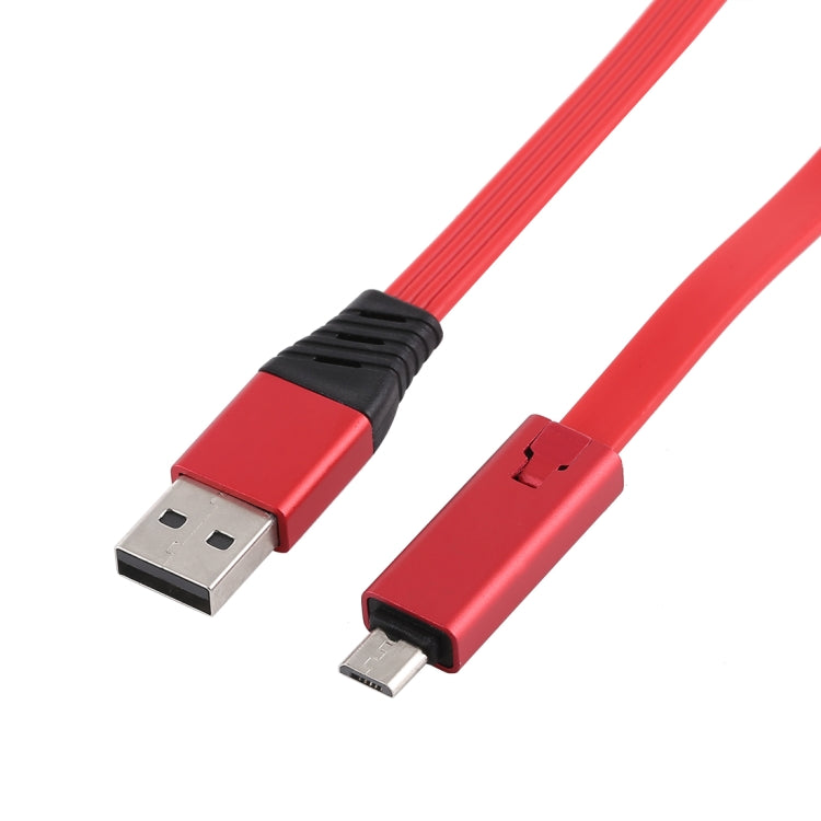 Noddle Style USB to Micro USB Data Sync Charging Cable Detachable Metal Head