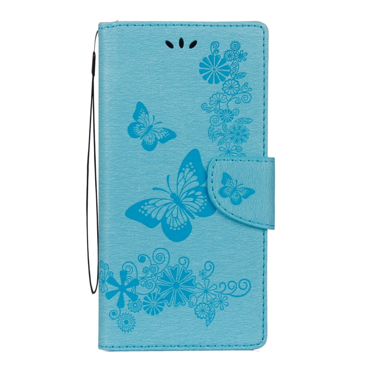 For Galaxy Note 8 Pressed Flowers Butterfly Pattern Horizontal Flip Leather Case with Holder & Card Slots & Wallet & Lanyard