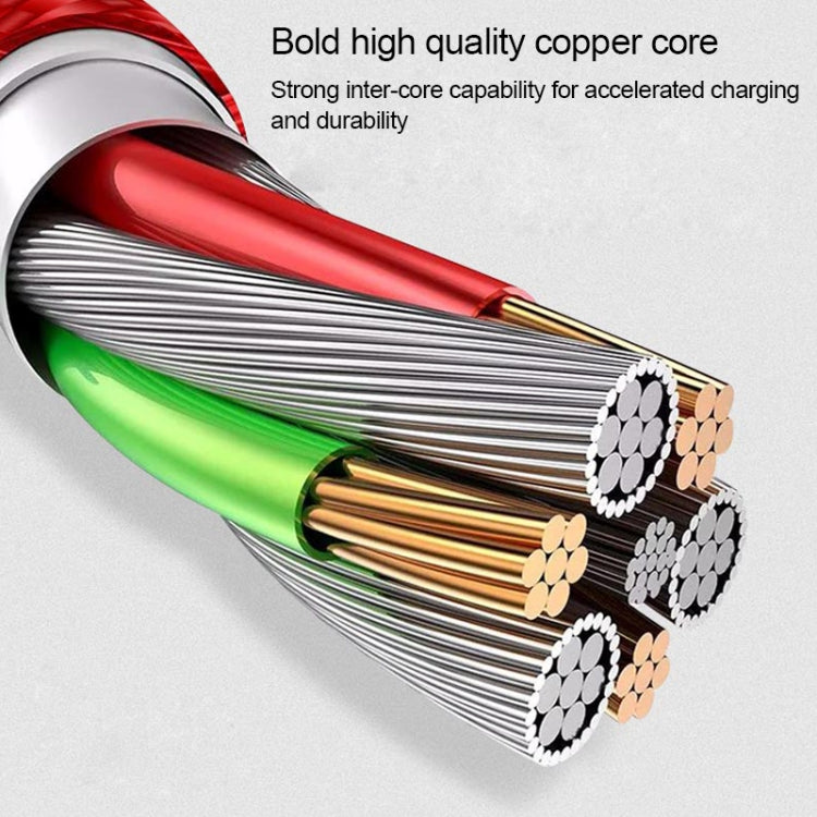 TOTUDESIGN BTA-014 Hot Wheels Series 2.4A USB to USB-C /Type-C Leather Cable, Cable Length: 1m