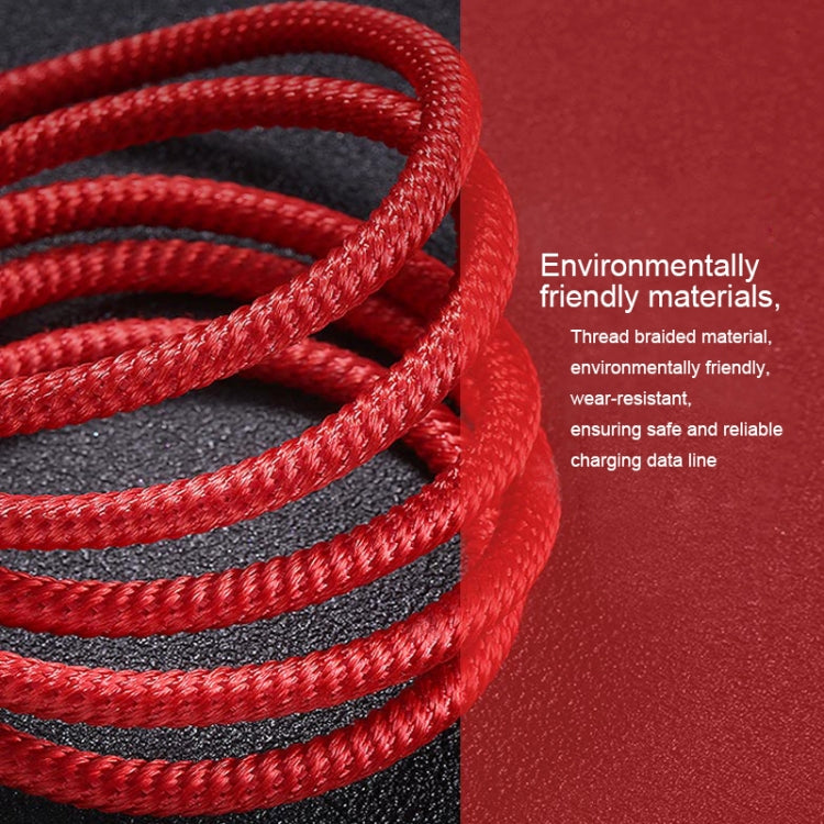 TOTUDESIGN BTA-014 Hot Wheels Series 2.4A USB to USB-C /Type-C Leather Cable, Cable Length: 1m