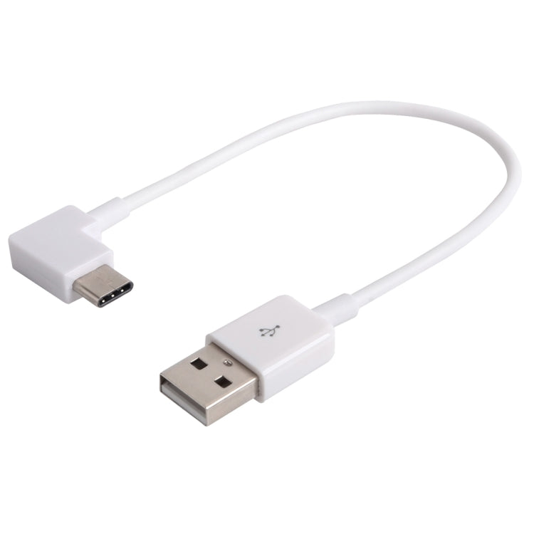 20cm Elbow USB-C / Type-C 3.1 to USB 2.0 Data / Charger Cable, For Galaxy S8 & S8 + / LG G6 / Huawei P10 & P10 Plus / Xiaomi Mi6 & Max 2 and other Smartphones