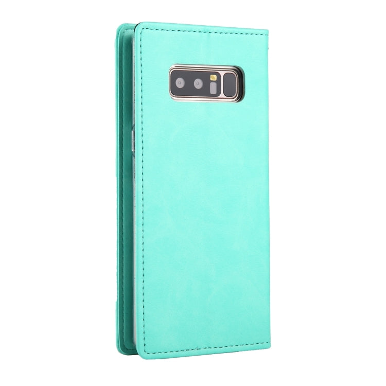 GOOSPERY BLUE MOON FLIP For Galaxy Note 8 Crazy Horse Texture Horizontal Flip Leather Case with Holder & Card Slots & Wallet