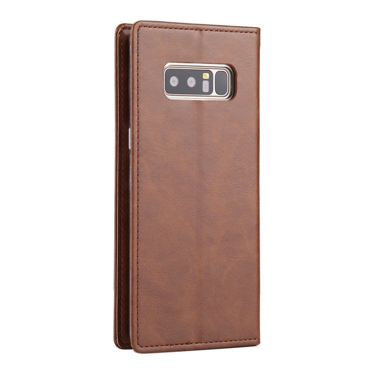 GOOSPERY BLUE MOON FLIP For Galaxy Note 8 Crazy Horse Texture Horizontal Flip Leather Case with Holder & Card Slots & Wallet