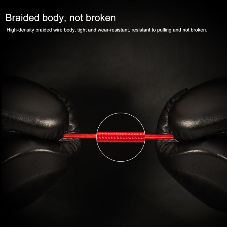 ROCK 1m USB-C / Type-C to USB Metal Weave Style Fast Charging Data Cable