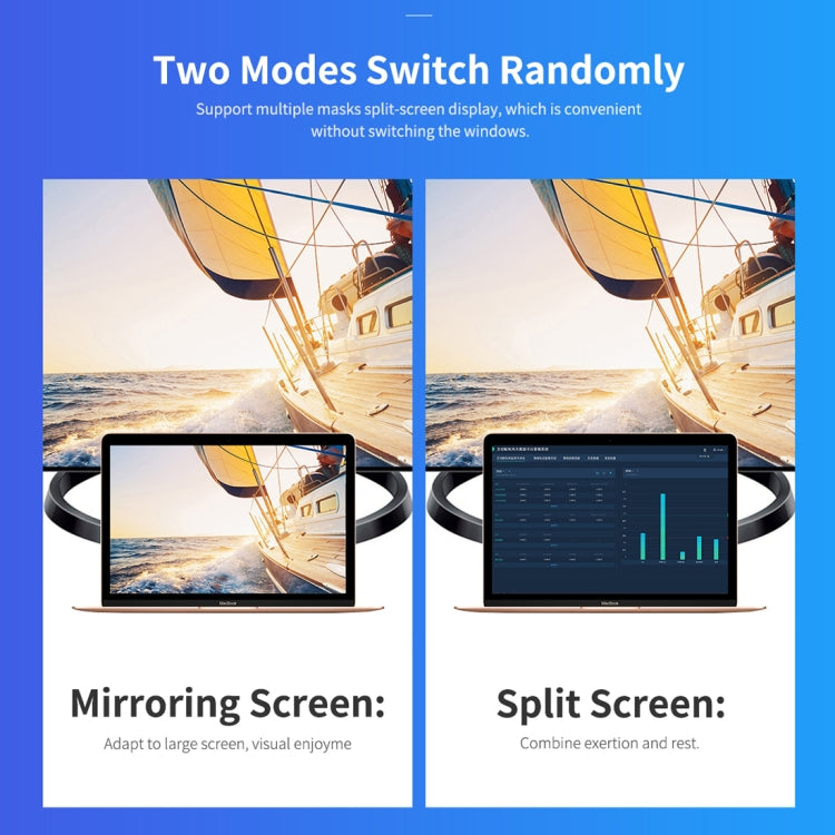 ROCK USB-C / Type-C to HDMI + VGA Female Transfer Cable Converter(Grey)