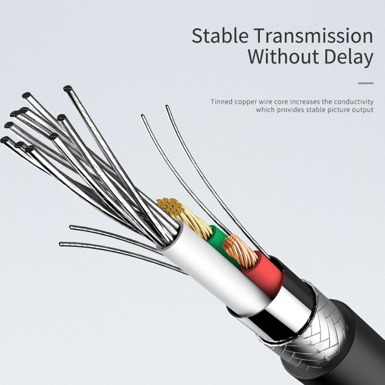 ROCK USB-C / Type-C to HDMI Female Transfer Cable Converter(Grey)