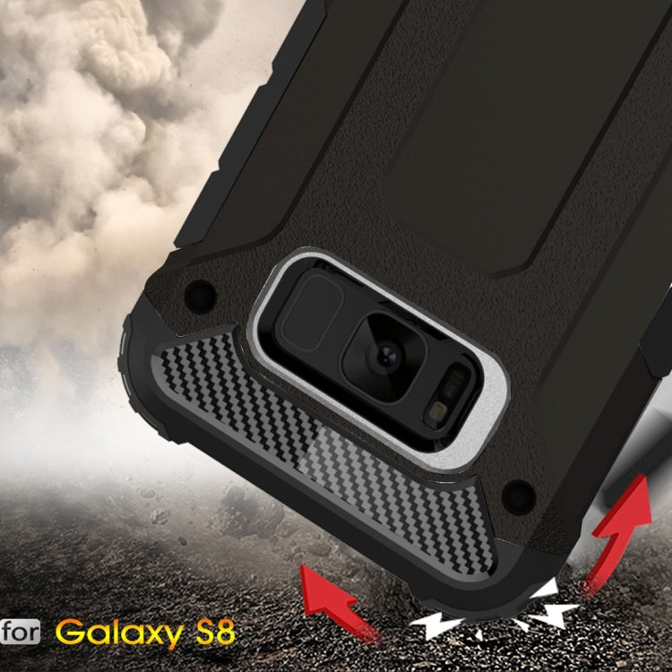 For Galaxy S8 Rugged Armor TPU + PC Combination Case